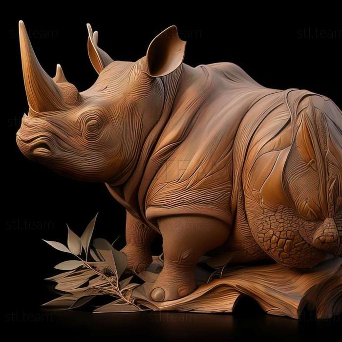 3D model Rhinoclemmys funerea (STL)